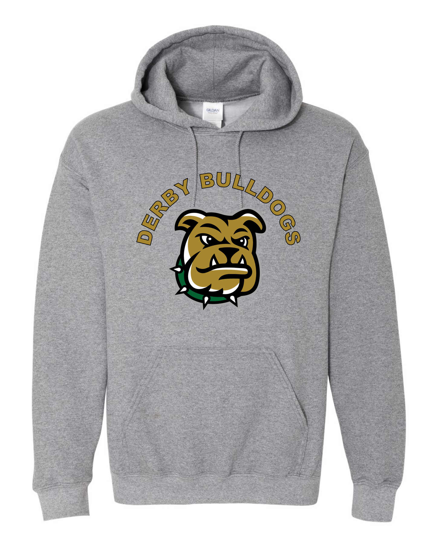 Derby Bulldogs Head Logo Hoodie (Free Shipping)