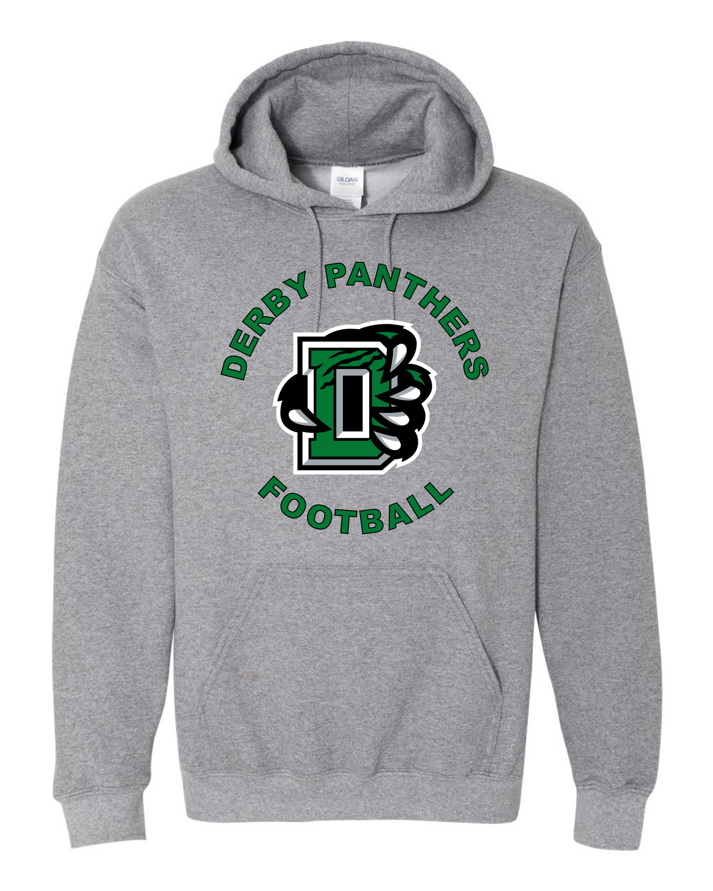 Derby Panthers Football Claw Logo Hoodie (Free Shipping)