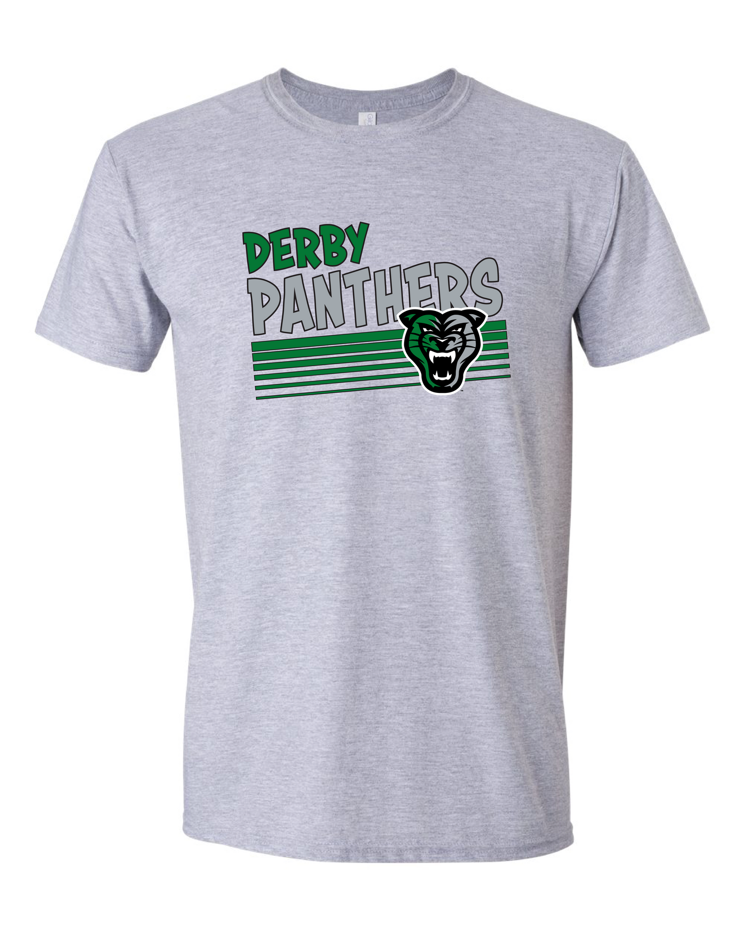 Derby Panthers Levels Head Logo - 6 Color Options (Free Shipping)
