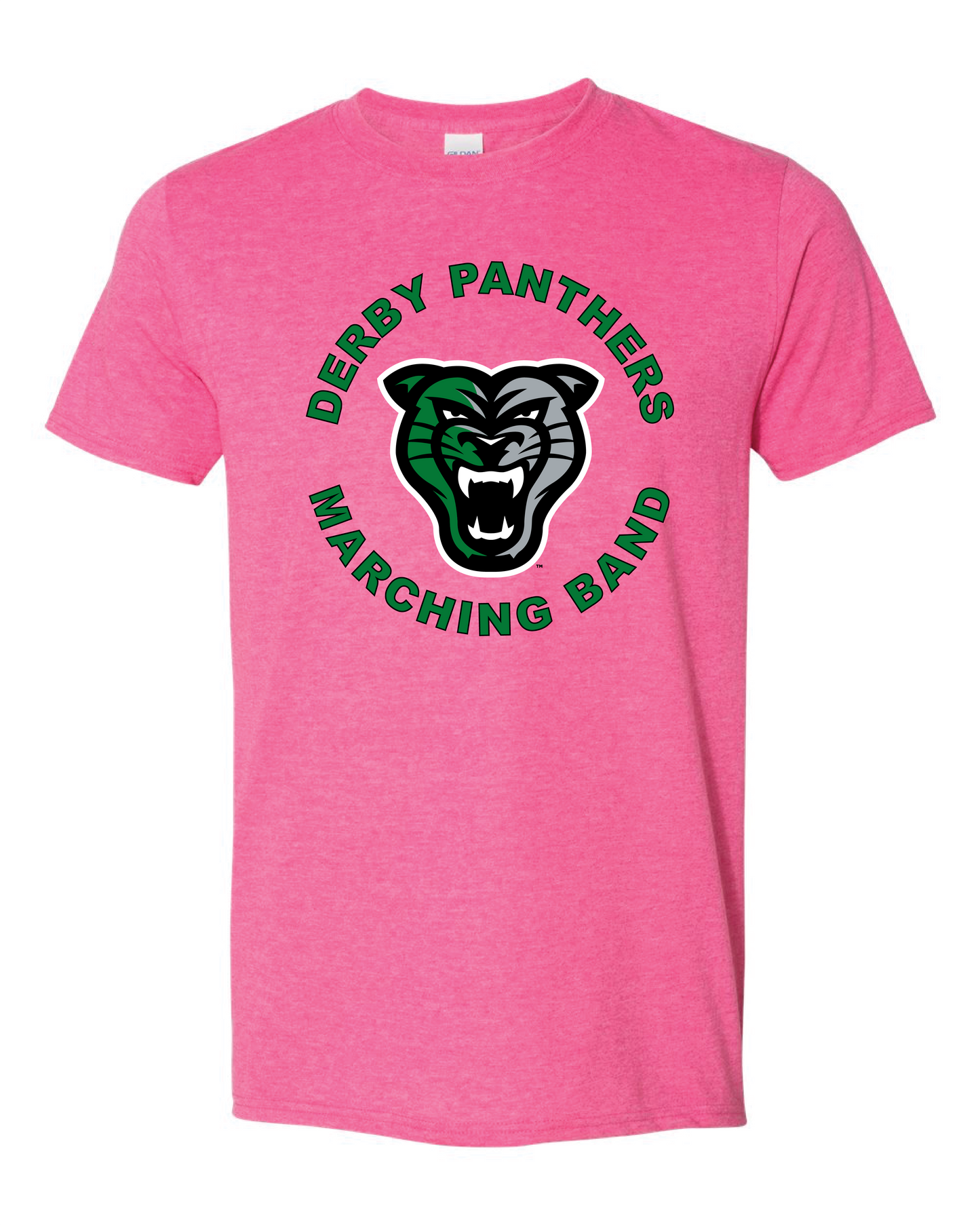 Derby Panthers Marching Band Head Logo - 6 Color Options (Free Shipping)
