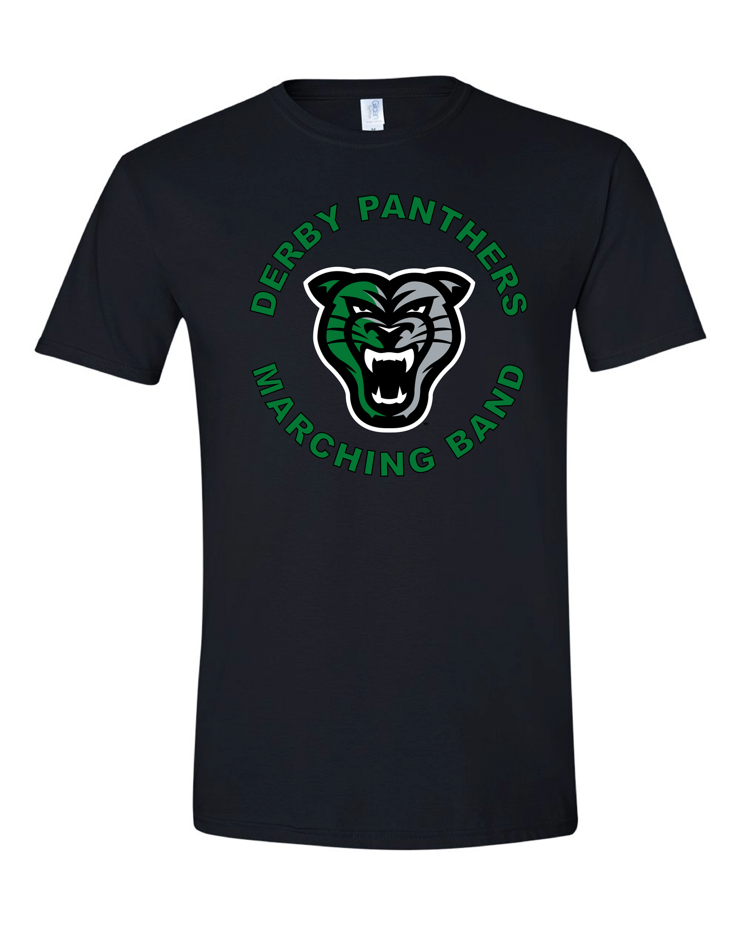 Derby Panthers Marching Band Head Logo - 6 Color Options (Free Shipping)