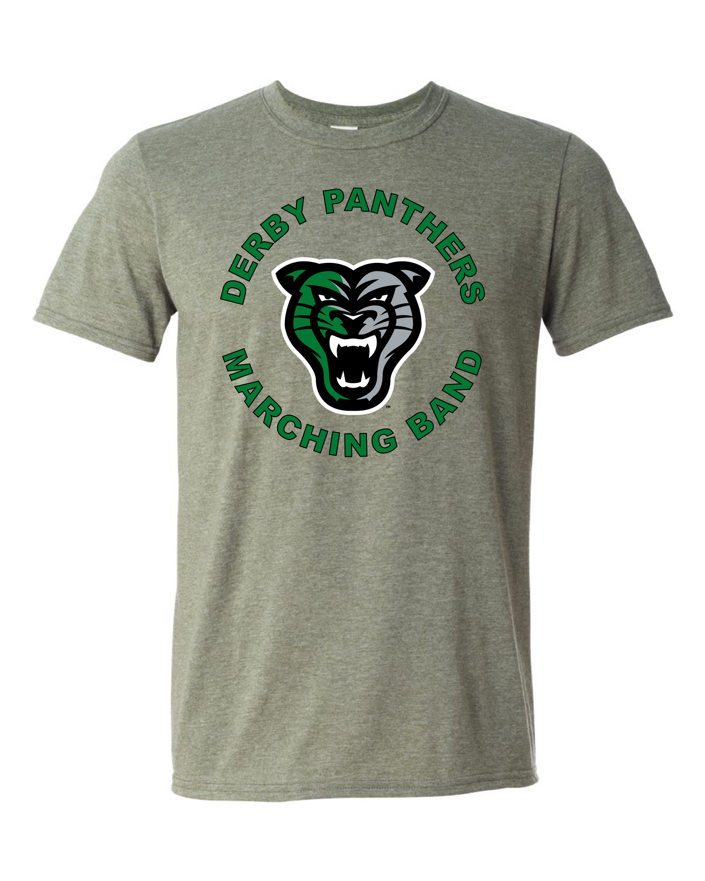 Derby Panthers Marching Band Head Logo - 6 Color Options (Free Shipping)