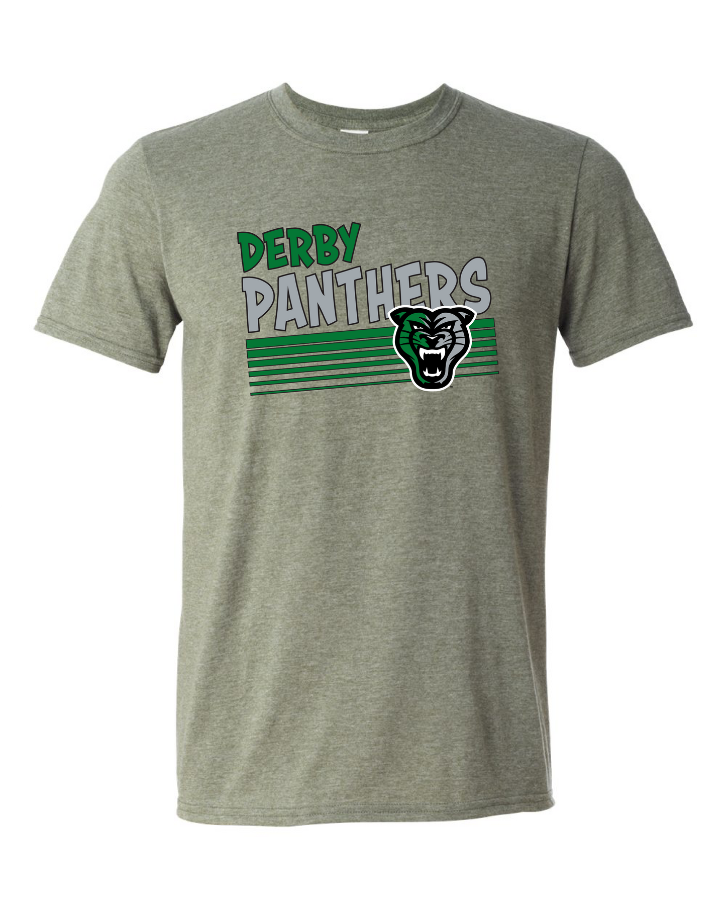 Derby Panthers Levels Head Logo - 6 Color Options (Free Shipping)