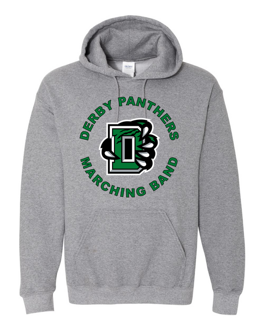 Derby Panthers Marching Band Claw Logo Hoodie (Free Shipping)