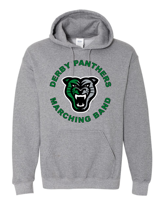 Derby Panthers Marching Band Head Logo Hoodie (Free Shipping)