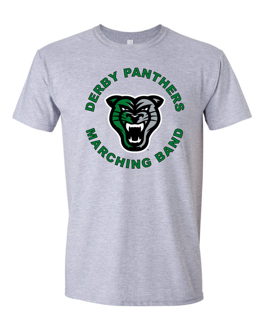 Derby Panthers Marching Band Head Logo - 6 Color Options (Free Shipping)