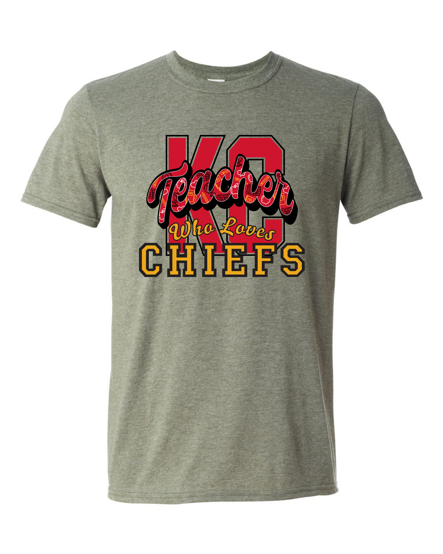 Teacher Who Loves KC Chiefs (Free Shipping)