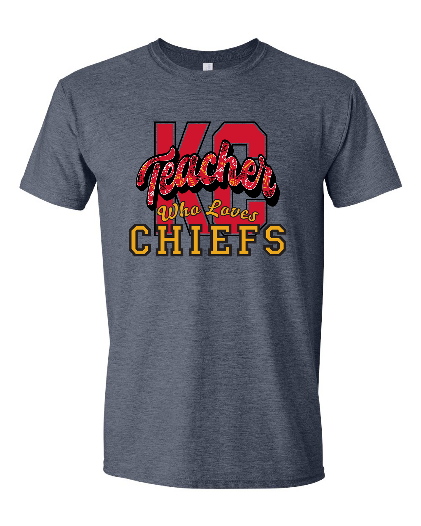 Teacher Who Loves KC Chiefs (Free Shipping)