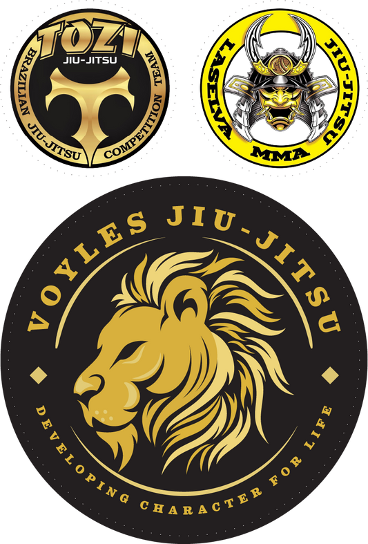 Voyles Jiu Jitsu Uniform Patch Set