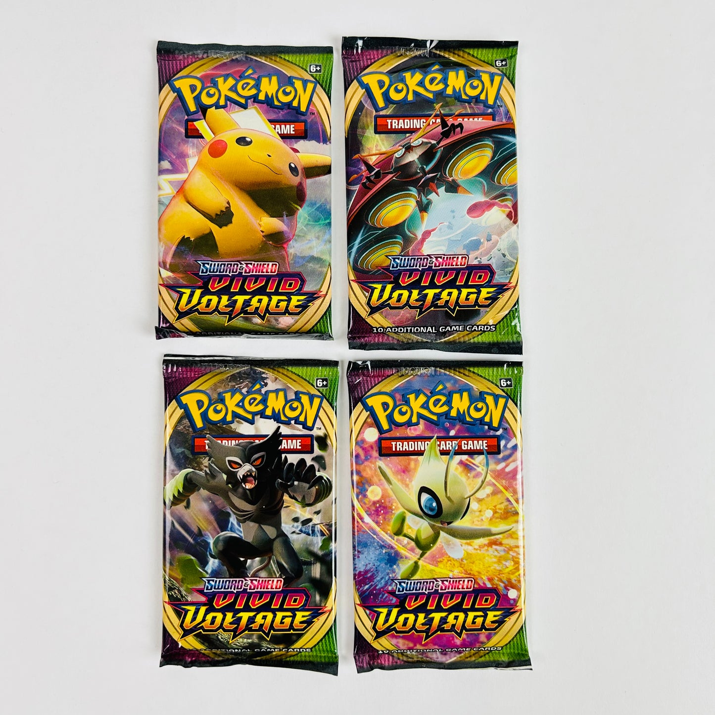 Pokémon TCG: Sword and Shield Vivid Voltage 10 Card Booster Pack (Free Shipping)